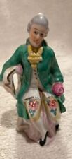 ANTIQUE GERMAN PORCELAIN HAND PAINTED COLONIAL FIGURINE MADE IN GERMANY picture