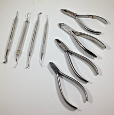 Vintage Dental Hygiene Dentist Tools Pliers Picks Lot of 8 picture
