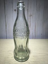 Early Clear Coca-Cola Hobble Skirt Bottle From Key West,Florida Rare picture