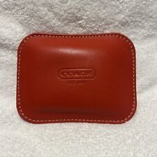 Coach Red Leather Office Paperweight picture