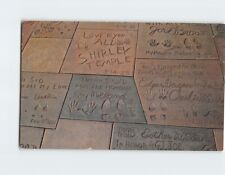 Postcard Footprints Of The Stars Graumans Chinese Theatre Los Angeles CA USA picture