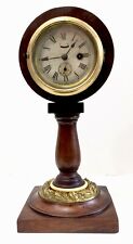 antique waterbury clock Unique Rare Wood Case-works picture