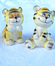 Vintage Salt and Pepper Shakers Set - Tiger Cubs -  picture