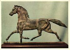 Vintage Postcard 4x6- Trotting horse weathervane picture