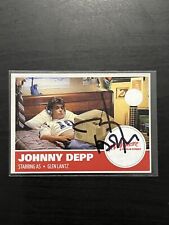 Johnny Depp Autograph A Nightmare On Elm St. Street Rookie Card picture