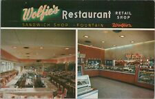 1950s Wolfie's Restaurant St Petersburg FL sandwich shop fountain store F916 picture