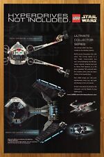 2000 LEGO Star Wars Collector Series X-Wing TIE Interceptor Print Ad/Poster Art picture