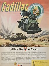 1943 WW2 Fighter Tanks Illustration Powered By Cadillac V8 Engines picture