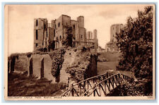 Kenilworth England Postcard Kenilworth Castle From Rustic Bridge c1930's picture