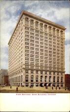 First National Bank Building ~ Chicago Illinois IL ~ c1910 ~ BLANK BACK picture