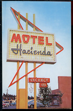 1960's Motel Hacienda Santa Barbara CA State Street Historic Vintage Postcard picture