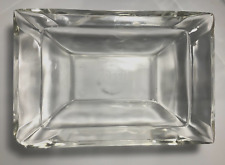 Vintage 1970s S&H Green Stamps 1-pound Crystal Clear Glass Ashtray Rare Find picture