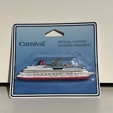 Carnival Cruise Line Vista Replica Hanging Ship Ornament 4.5” NIP picture