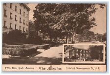 c1910's The Allies Inn Hotel Building Scene Street Washington DC Postcard picture