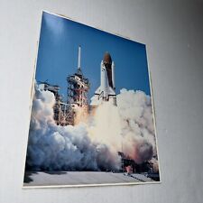 Vintage NASA Photograph Space Shuttle Challenger Cape Canaveral Launch Lift Off picture