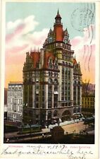 Pabst Building Trolleys Milwaukee Wisconsin Undivided Postcard c1907 picture