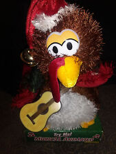FUNKY CHRISTMAS BIG BIRD / TURKEY ANIMATED FIGURE  APPROX. 10 IN. TALL picture