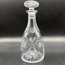 Antique Richardson British Crystal Wine Decanter Mallet Shaped picture