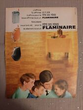 1962 Flaminaire Antique Press Advertisement - Tobacco old paper ad. picture