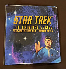 1998 Star Trek : The Original Series TOS.. Season 2  Card Binder..album... picture