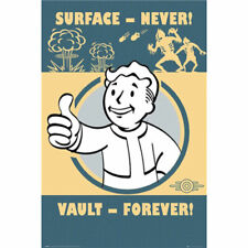 Fallout 4 - Vault Forever POSTER 61x91cm NEW surface never vault boy thumbs up picture