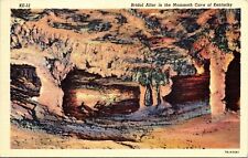 Bridal Altar Mammoth Cave Kentucky Linen Vintage Postcard picture
