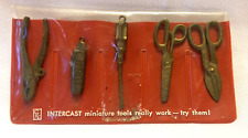 VINTAGE * INTERCAST * MINIATURE TOOL SET * IN ORIG PLASTIC COVER * REALLY WORK picture