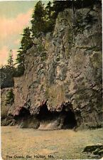 The Ovens Bar Harbor Maine Divided Unposted Postcard c1910 picture
