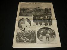 1915 JUNE 6 NEW YORK TIMES PICTURE SECTION - ARMY & NAVY BASEBALL - NP 5481 picture