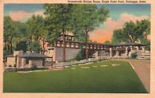 Postcard IA Dubuque Eagle Point Park Promenade Bridge Room Linen Vintage PC H455 picture