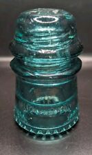 Hemingray Aqua Blue / Green  patented May 2 1893 Vintage Glass  Insulator 4