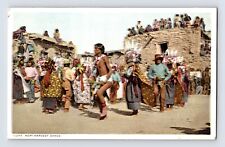 Postcard Native American Hopi Harvest Dance Pueblo 1930s Unposted White Border picture