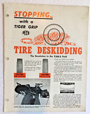 Vintage 1949 Peco Manufacturing Tire Deskidding Ephemera Advertising Order Form picture