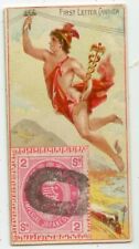 c1889 Duke's Postage Stamp card - First Letter Carrier - Japan stamp picture