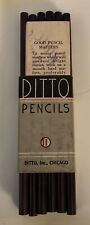 11 New Vintage Ditto Intense Purple Pencils 1002   Made In USA picture