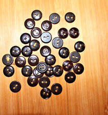 Boy Scouts of America BSA Lot of 30 buttons Dark Brown Vintage picture