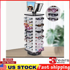 44 Pairs Stylish Glasses Stand Sunglasses Storage Display Rack 360°Rotating Show picture