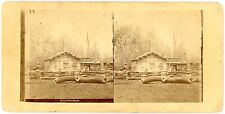 KANSAS SV - Log Cabin - 1890s RARE picture