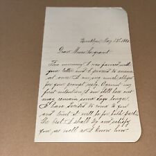 1881 Letter Announcing a Summer Stay at Home of Schenectady NY Judge Legislator picture