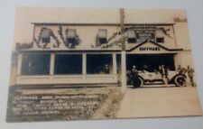 Old Hoffman's Garage Hotel Food Lincoln Highway Rt 30 Bedford PA. Postcard Repo picture