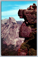 Postcard Chrome Yosemite National Park California Glacier Point picture
