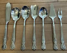 Wm Rogers Extra Silver Plate Inspiration Magnolia Serving Set 7 pcs Small picture