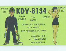 Pre-1980 RADIO CARD - New Ringgold - Near Jim Thorpe & Allentown PA AH0938 picture