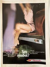 1975 Thrush Muffler Exhaust Print Ad Sex Symbol Sidepipes picture