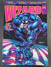 WIZARD - THE GUIDE TO COMICS MAGAZINE #9 1992 BART SEARS VENOM COVER No Poster picture
