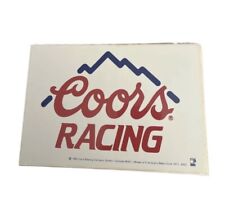 Vintage Original Coors Racing Sticker Decal Racing NASCAR INDY 90s NOS picture