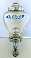 Vintage 1923 Ivory Soap Dispenser - Proctor & Gamble Advertising - Metal & Glass picture