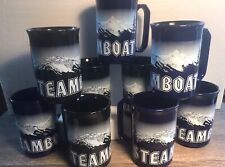 Steamboat Springs Colorado Coffee Cup Mountain Scene Set Of 9 New picture