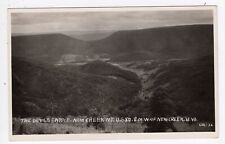 Real Photo Postcard New Creek, WV Devil's Saddle New Creek Mt. c1925-42     S1* picture