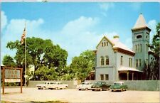 Old Jail St Augustine Florida FL Old Cars Postcard UNP VTG Unused Vintage Chrome picture
